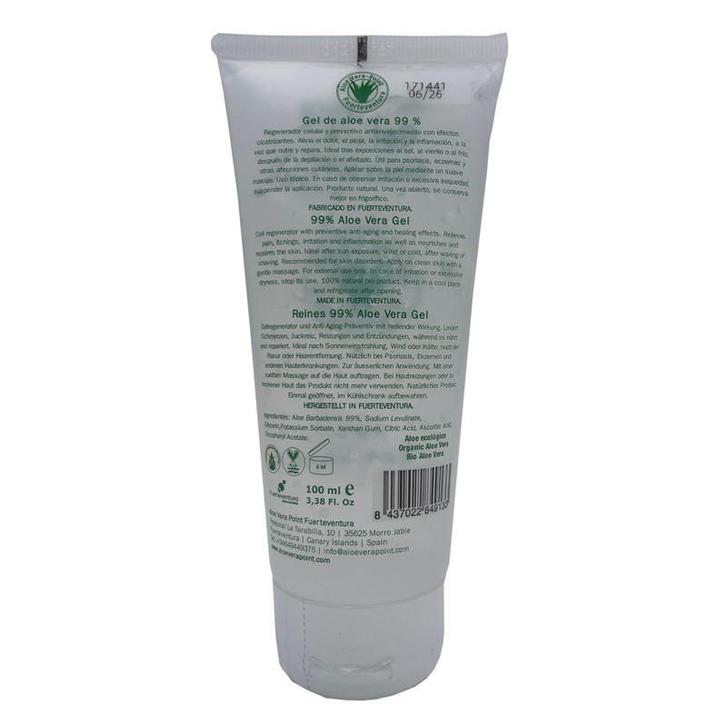 Aloe Vera Point Gel Puro 99% Aloe Vera 100ml (2)