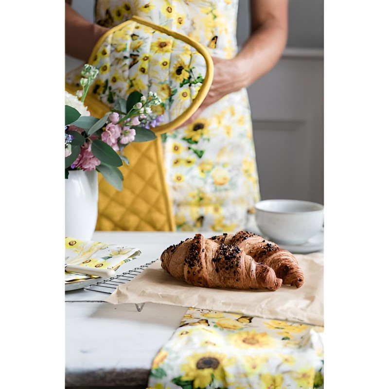 Museums & Galleries Double Oven Gloves - Heat Resistant Organic
