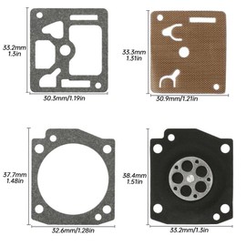 ZAMDOE Carburetor Repair kit Diaphragm Gasket Set for Husqvarna 340 346 346XP 353 350 351 357 359 C3EL17 C3EL18 for Zama RB-122 RB-153 RB-122 Chainsaw Parts Needle