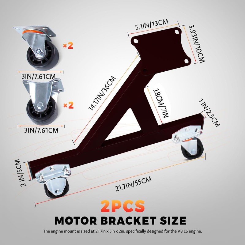 Engine Stand for LS Engines Cradle Compatible with V8 Engine