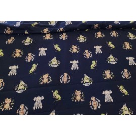 Stof Baby Animals Cotton Fabric Turtles Elephants By The Yard