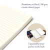 Softcover Ruled Journal with Thick 80 gsm Lined Cream Paper