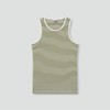 JAJU [JAJU/자주] Women's Cotton Rib Sleeveless T-shirt_Light Khaki
