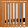 Leather Stitching Punch Set Leather Prong Round Hole Punch Manual