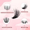 FADLASH Lash Clusters DIY Lash Extensions 80D Eyelash Clusters Cat