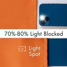 MIULEE Fall Window Valance for Bedroom Living Room Kitchen Bathroom Energy Efficient Rod Pocket Curtain Valance 18 Inch, Thermal Insulated Window Treatment, One Panel, 52'' x 18'', Fall Burnt Orange