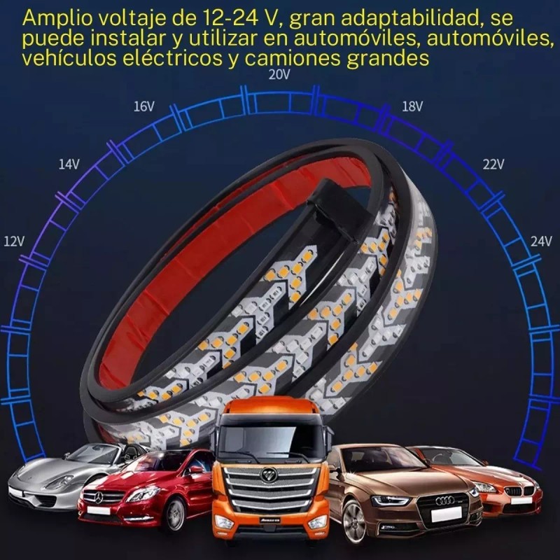 PUNKZZ Tiras Led Secuencial Para Camioneta Y Coche Luses 120cm