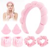 Set TXG en rosa de 7 piezas: diadema nube semiabierta,