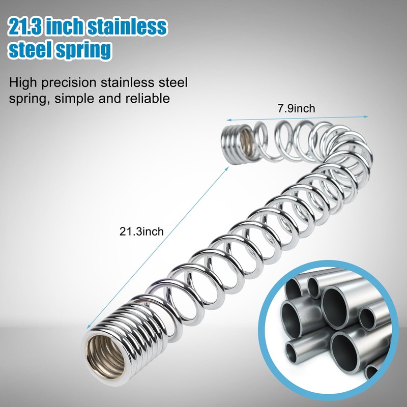 44inch Commercial Sink Hose with Grip Handle & Spring, Replacement