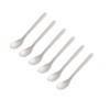 FACKELMANN Set of 6 egg spoons, breakfast spoons, 14 cm,