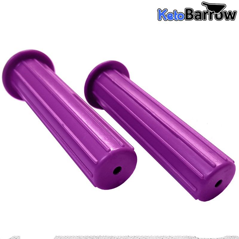 Purple Handle Hand Grips Anti Slip Handlebar Grips for Wheelbarrow