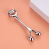 Face Roller Massager Zinc Alloy Deep Tissue Massage Multifunction Comfortable