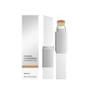 New Blanc Cover Cream Stick V – Color-Changing Foundation & Concealer Stick, Hydrating Makeup Base, Dual-Ended with Built-In Brush, Portable Daily Use (Natural Shade)
