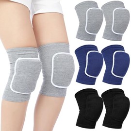 Shihanee 3 Pack Volleyball Knee Pads for Dancers Women Men Youth, Breathable Knee Compression Sleeves Brace for Volleyball Football Dance Cycling Runn