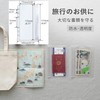 バインダーポケットA6 ファスナーポケット 6穴 ルーズリーフポケット｜小物収納・防水・ファスナーで紛失防止｜家計管理・旅行・通勤に最適｜主婦・旅行者・ビジネスパーソン向け ファスナーケース (クリア(透明）02, 12)
