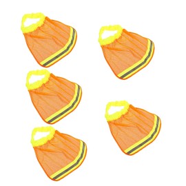 DOITOOL 5pcs Elastic Fit Hard Hat Sun Visor Neck Shade for Outdoor Sun Hat Welding Helmet Accessory