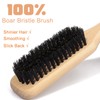 Slick Back Hair Brush & Hair Wax Stick Set for