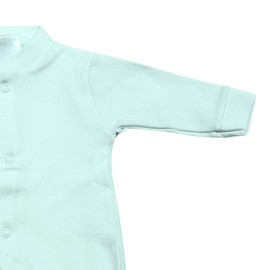 Junior Joy 18-24 Months Baby Sleepsuit Mint, 100% Combed Cotton, Super Soft, Durable, Popper Button for Easy Nappy Change, Easy to Dress & Undress, Machine Washable, Pack of 1