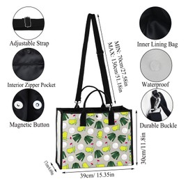 JXGZSO Green Merch Golf Zipper Makeup Bag Masters Golf Party Gift (Green Masters TT CA)