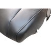 FZJDSD Black Driver Side Bottom Replacement Leather Seat Cover Compatible