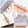 YONGDING Loose Leaf Binder Ring, Binding Binding, 3 Holes, Hole