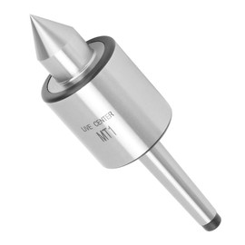 MT1 Heavy Duty Live Tailstock Center, High Accuracy Triple Bearing Live Center Revolving Center for Metal Lathe Turning
