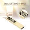 USB Flash Disk Portable Waterproof Metal 2.0 Drive Storage Memory