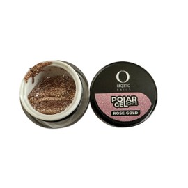 Organic Nails Polar Lights Gel Rose Gold 4.5G / 0.15Oz