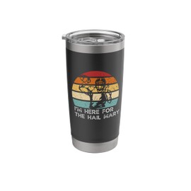 Football Fans Must-Have Funny Cool & Emotional Message Meme Stainless Steel Insulated Tumbler