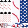 FuWeave 24 Pcs Baseball Water Bottle Baseball Cooling Towel Set