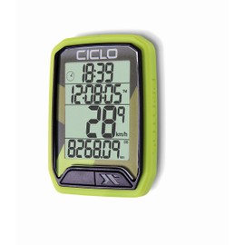 CICLO PROTOS 213 Wireless Bike Computer Green with 13 Functions