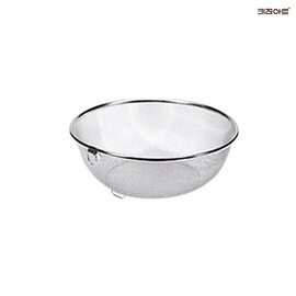 Kitchen Art Stainless Steel Round Basket (Large) Vegetable Sorter Sorter Basket Fruit Sorter / 키친아트 스텐레스 원형바구니 (대) 야채채반 채반바구니 과일채반