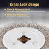 4.7" x 4" Stainless Steel Wire Drawing Wheel, Wire Brush