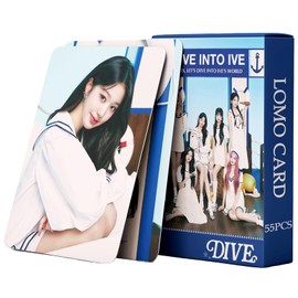 PYAJUU KPOP IVE Photocards Empathy Album Photocards Attitude Photocards 2025 Fan Club DIVE INTO IVE Photo Cards Wonyoung Photo Cards Gift for Fans (DIVE INTO IVE)