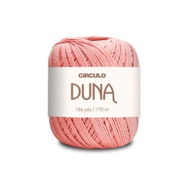 Círculo Duna - Hilo Duna - 186 yardas, 3.5 onzas - Hilo DK Peinado ligero, 100% algodón virgen brasileño mercerizado, perfecto para tejer y ganchillo (paquete de 1 bola) (3043)