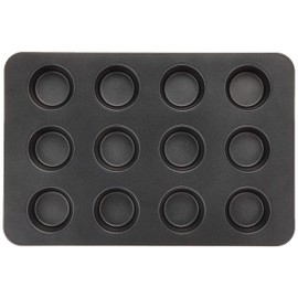 cotta cotta Original Muffin Pan (12-piece) Gray 11.8 x 7.9 x 1 inches (30 x 20 x 2.5 cm) 85666
