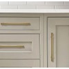 khtumeware 3-1/2 Inch(89mm) Hole Center 10-Pack Champagne Bronze Cabinet Pulls