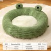 Pet Cave Bed Cute Cartoon Pet Bed Soft Breathable Plush