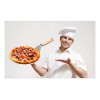 Mebix TRD Pala Redonda De Acero Inoxidable Para Pizza Espátula