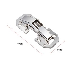 SKY Sliding Hinges, Cabinet Hinges, Window Repair Fixing Hardware, 90 Degree Opening Angle, Compatible with Sinks, Set of 12