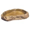 EXO TERRA PT2812 Feeding Dish, For Reptiles, Natural Rock Image,