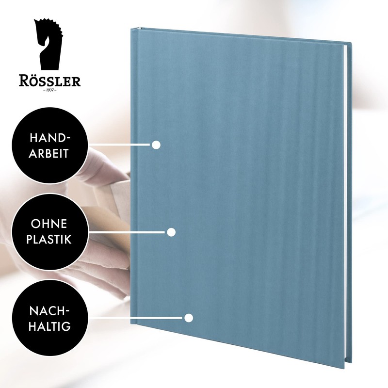 Rössler Papier S.O.H.O. 1878452152 Notebook DIN A4 192 Pages Bound