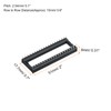 sourcing map DIP IC Chip Socket Adapter Flat Pin 40P