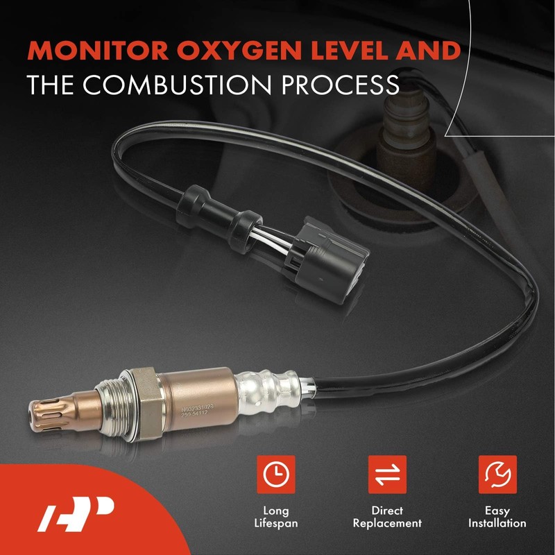 A-Premium - Sensor de oxígeno O2 compatible con Honda Civic