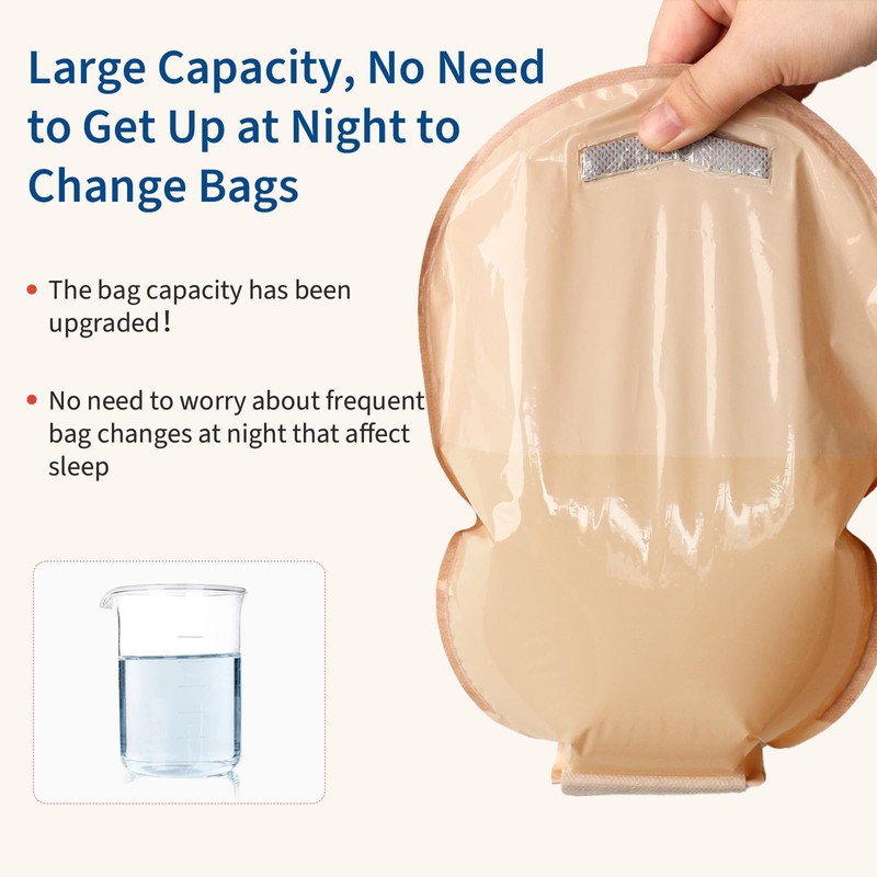 DERAYMI 20pcs One-Piece Colostomy Bag Ostomy Supplies,15-109mm Cuttable Oversized Chassis
