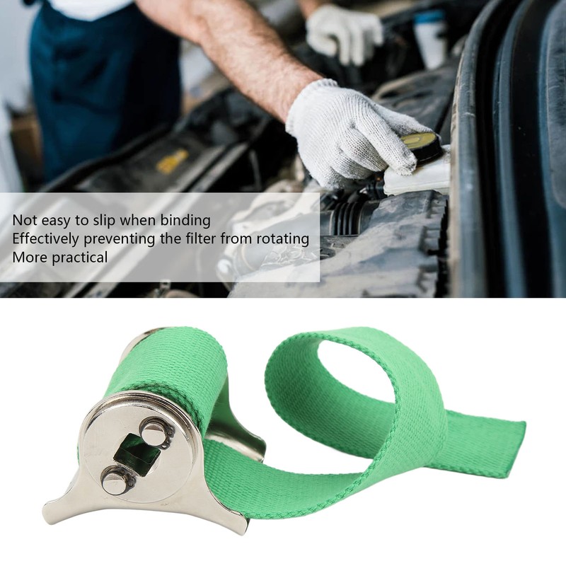 Heavy Duty Strap Filter Wrench Anti Slip Universal Oil Filter