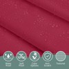 Hereisa Disposable Plastic Tablecloth 54x108 Inch Rectangle - Red, 4