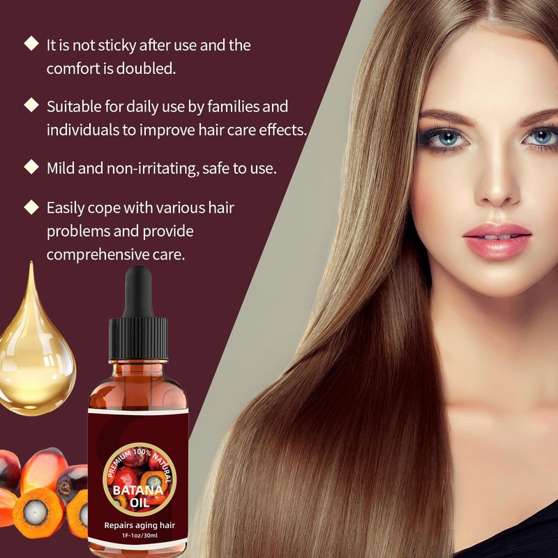 Centella Clean 2PC Batana Haarpflegeöl,Batana Öl für Haarwachstum,100% Natürliches Und