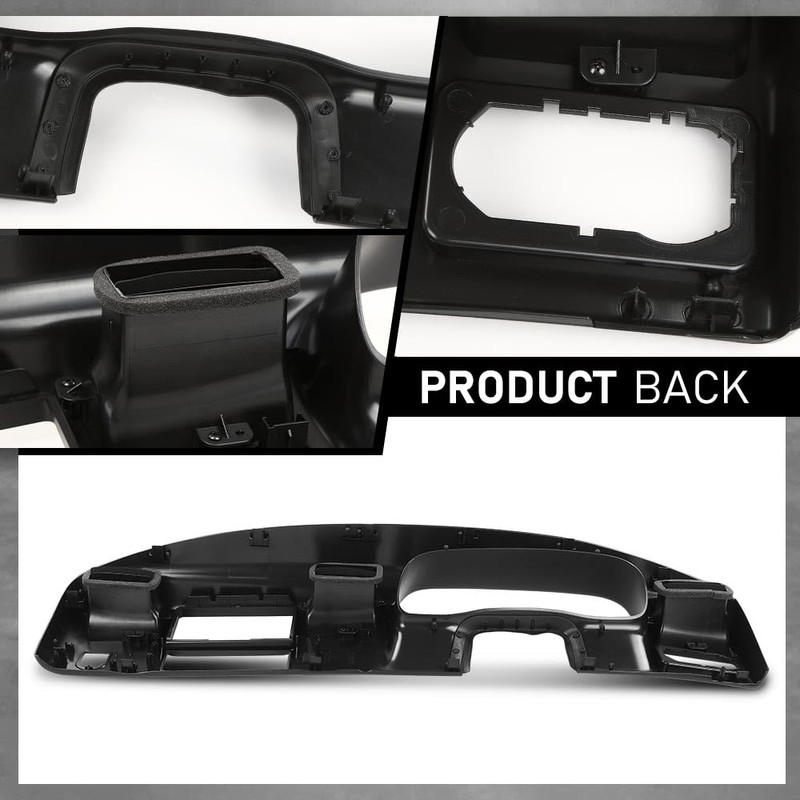 Dash Bezel Radio Cluster Trim Panel, Compatible with Ford F250