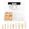 2.8,4.8,6.3mm Golden Quick Splice Male and Female Wire Spade Crimp
